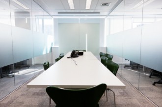 Room with glass walls