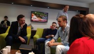 people talking