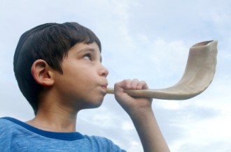 boy with Shofar