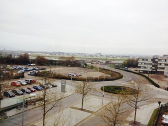 View from training room in Gatwick, England, last week. (Taken by Kevan Hall)