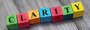 Create clarity by being clear about what is not clear